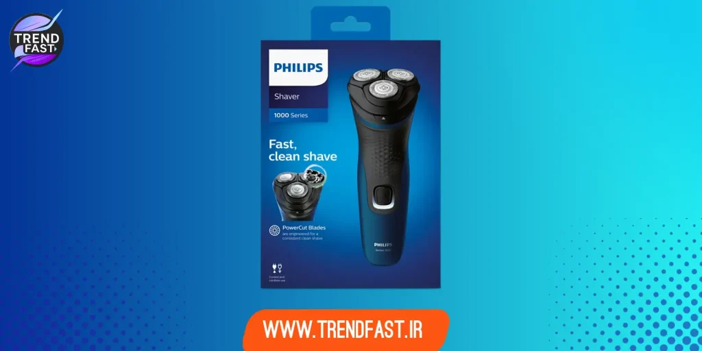 ماشین اصلاح فیلیپس مدل S1121 با برش چرخشی و ضد آب