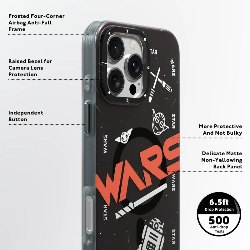 قاب گوشی آیفون 16 پرو مدل Wars