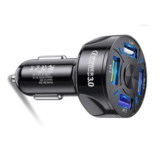 شارژر فندکی 4 پورت 35وات مدل TE-094