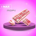 کیبورد و ماوس بی سیم مافی مدل I max با سوییچ ممبران، Full Size