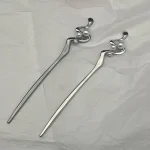 گیره مو زنانه مدل کانزاشی طرح موج