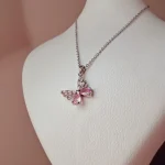 گردنبند دخترانه مدل پروانه ظریف جواهری کد Art93
